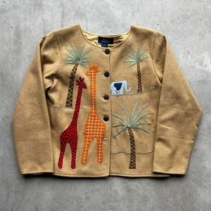Vintage Y2K Embroidered Animal Jacket